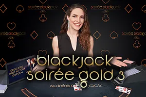 Blackjack Soirée Gold 3 - STARBET388
